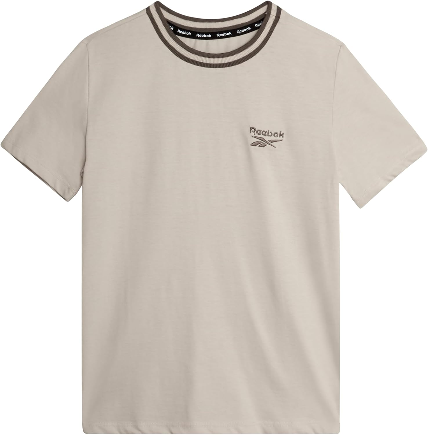 Reebok Boys' Short Sleeve Tee Shirt - Casual Performance Cotton Crew Neck Logo Graphic Tees for Boys (Sizes: 4-20)